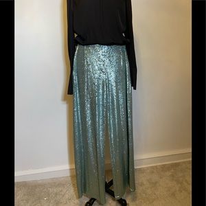 Sequin Pants // waist 31.5 inch/ length 44 inch